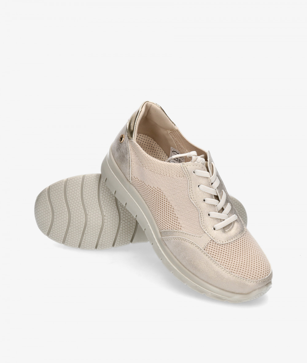 Deportivos Amarpies  26335 en beige Deportivos Amarpies  26335 en beige
