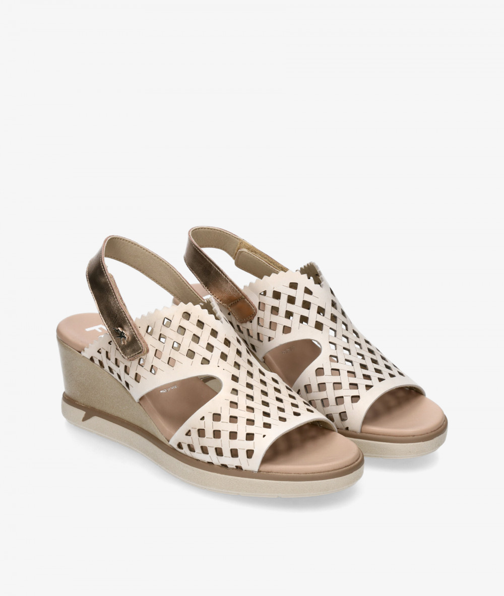 Sandalias Fluchos  F1972 en hueso Sandalias Fluchos  F1972 en hueso
