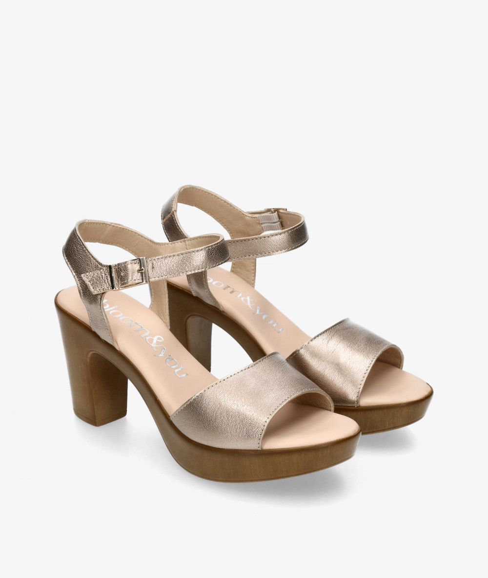 Sandalias bloom&you  LUA en taupe metalizado Sandalias bloom&you  LUA en taupe metalizado