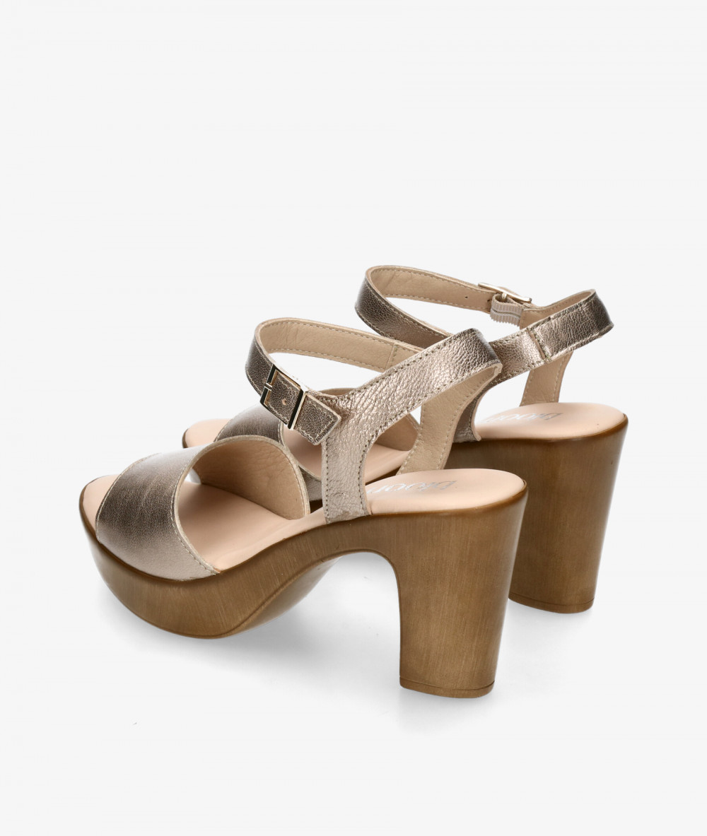 Sandalias bloom&you  LUA en taupe metalizado Sandalias bloom&you  LUA en taupe metalizado