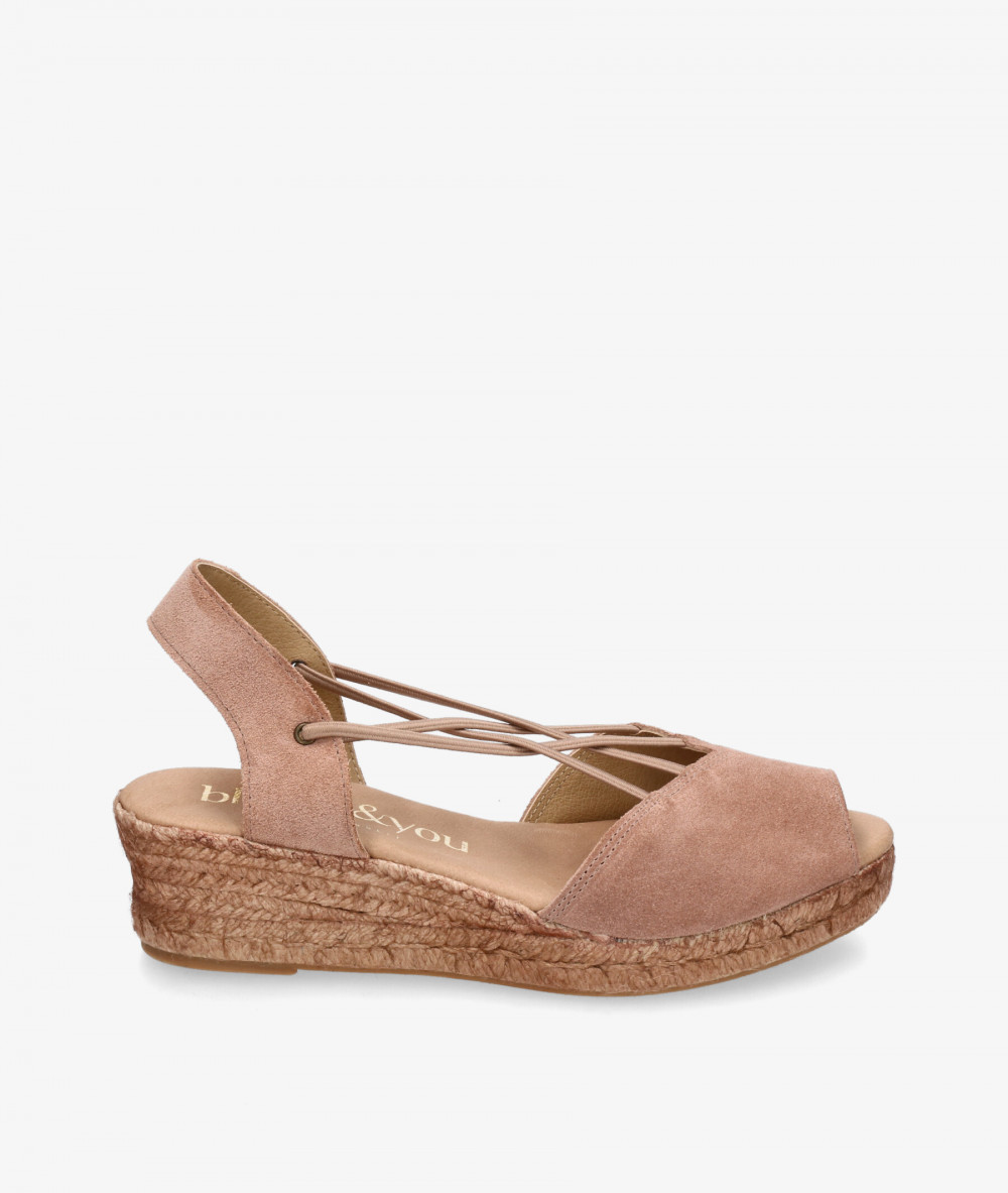 Alpargatas bloom&you  CONGA en serraje nude Alpargatas bloom&you  CONGA en serraje nude