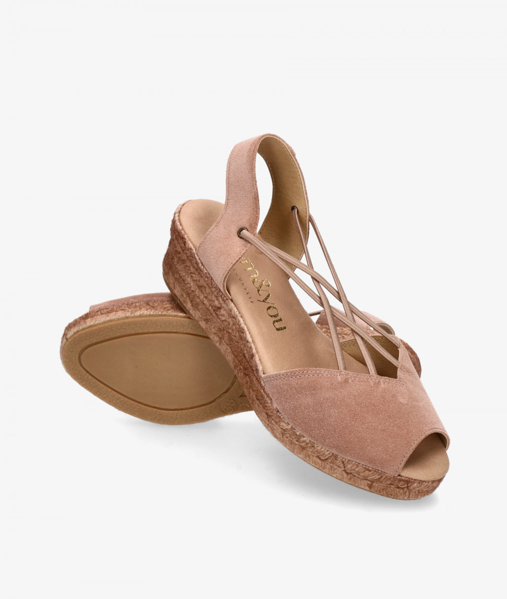Alpargatas bloom&you  CONGA en serraje nude Alpargatas bloom&you  CONGA en serraje nude