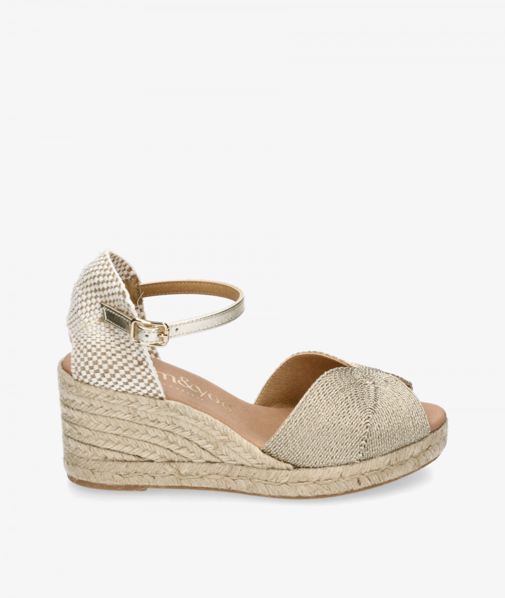 Alpargatas bloom&you  AMBRETTA en oro Alpargatas bloom&you  AMBRETTA en oro