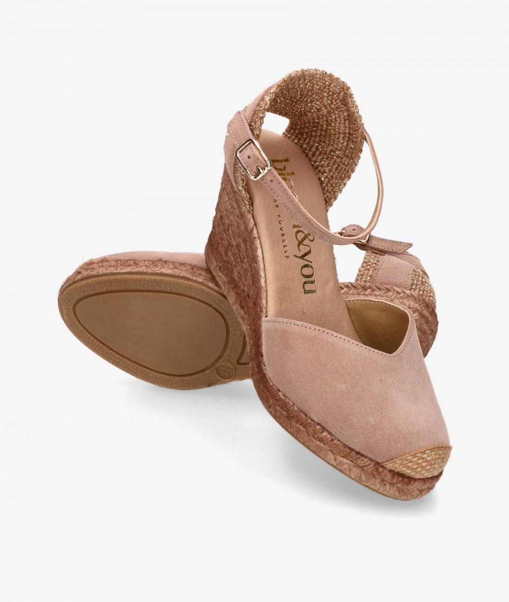 bloom&you Espadrilles  YUCCA in nude split suede bloom&you Espadrilles  YUCCA in nude split suede