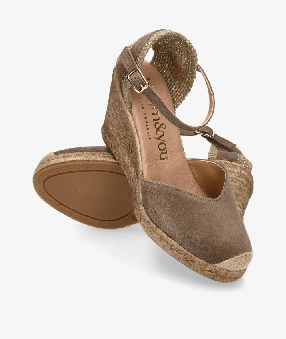 Alpargatas bloom&you  YUCCA en serraje taupe Alpargatas bloom&you  YUCCA en serraje taupe