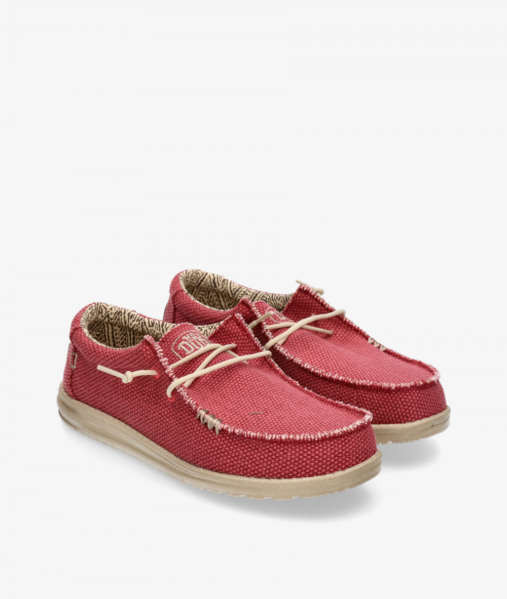 Zapatos casual Dude WALLY BRAIDED en rojo Zapatos casual Dude WALLY BRAIDED en rojo