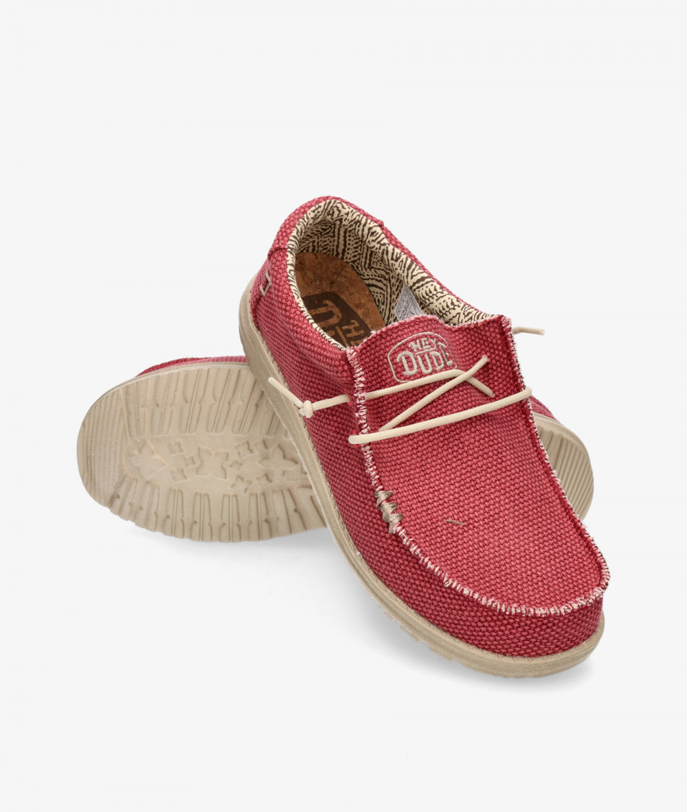 Zapatos casual Dude WALLY BRAIDED en rojo Zapatos casual Dude WALLY BRAIDED en rojo