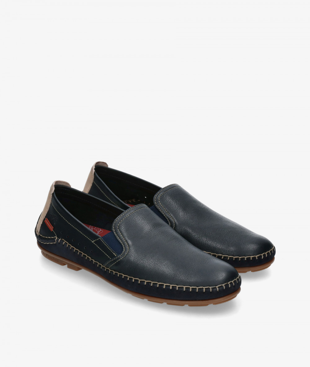 Mocasines Fluchos F1174 en azul marino Mocasines Fluchos F1174 en azul marino