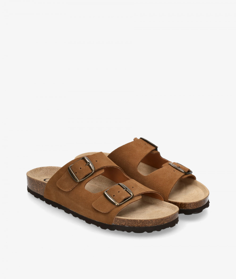 Sandalias bloom&you  2 HEBILLAS CABA en serraje cuero Sandalias bloom&you  2 HEBILLAS CABA en serraje cuero