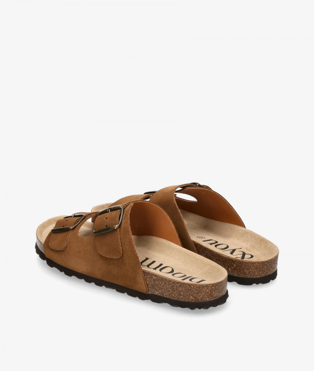 Sandalias bloom&you  2 HEBILLAS CABA en serraje cuero Sandalias bloom&you  2 HEBILLAS CABA en serraje cuero