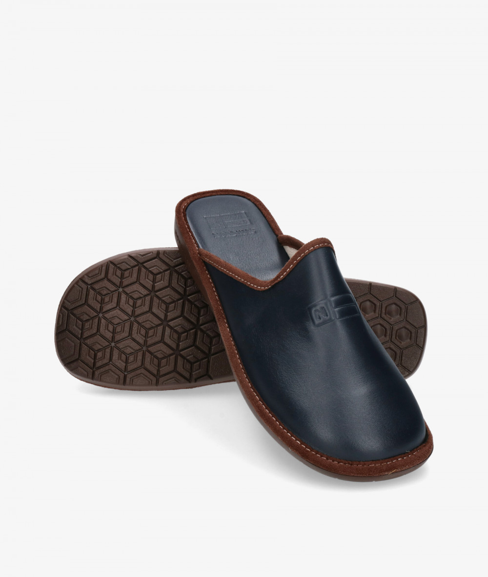 Zapatillas de casa Nordikas  8976 en azul marino Zapatillas de casa Nordikas  8976 en azul marino