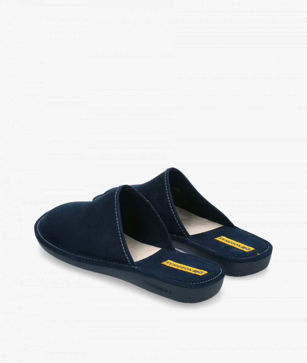 Zapatillas de casa Nordikas  7363 en azul marino Zapatillas de casa Nordikas  7363 en azul marino