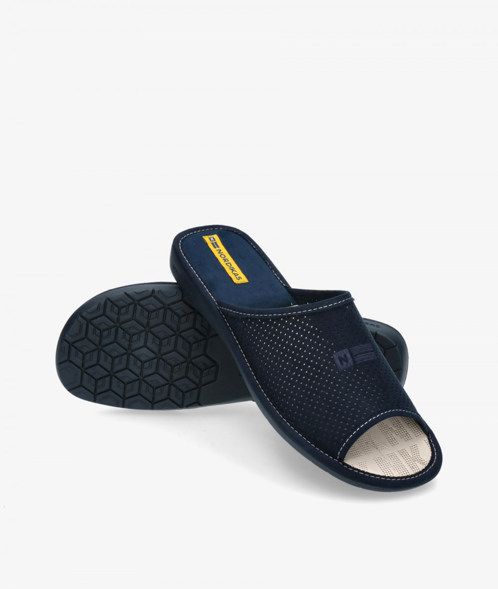 Zapatillas de casa Nordikas  7364 en azul marino Zapatillas de casa Nordikas  7364 en azul marino