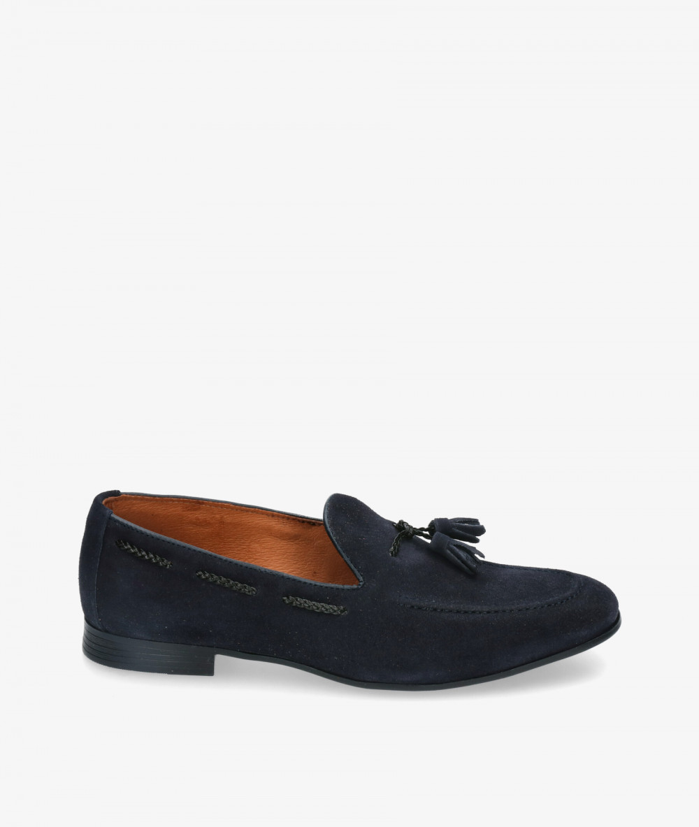 Mocasines Kénnebec 2008 KEN en serraje azul Mocasines Kénnebec 2008 KEN en serraje azul