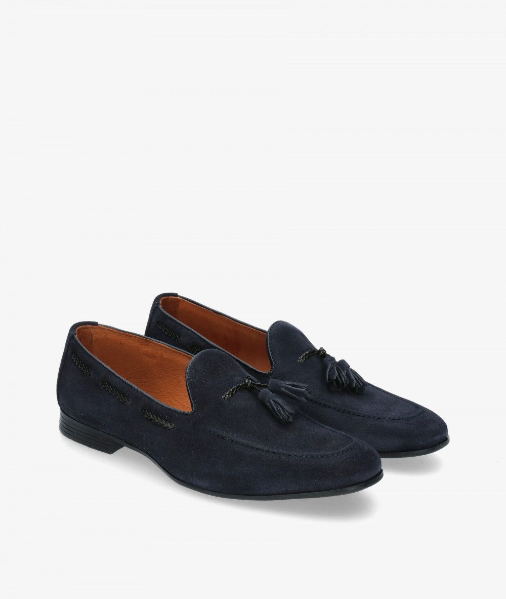 Mocasines Kénnebec 2008 KEN en serraje azul Mocasines Kénnebec 2008 KEN en serraje azul