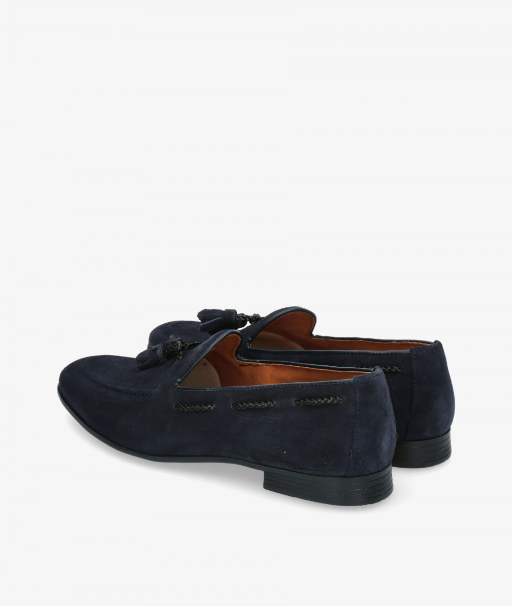 Mocasines Kénnebec 2008 KEN en serraje azul Mocasines Kénnebec 2008 KEN en serraje azul