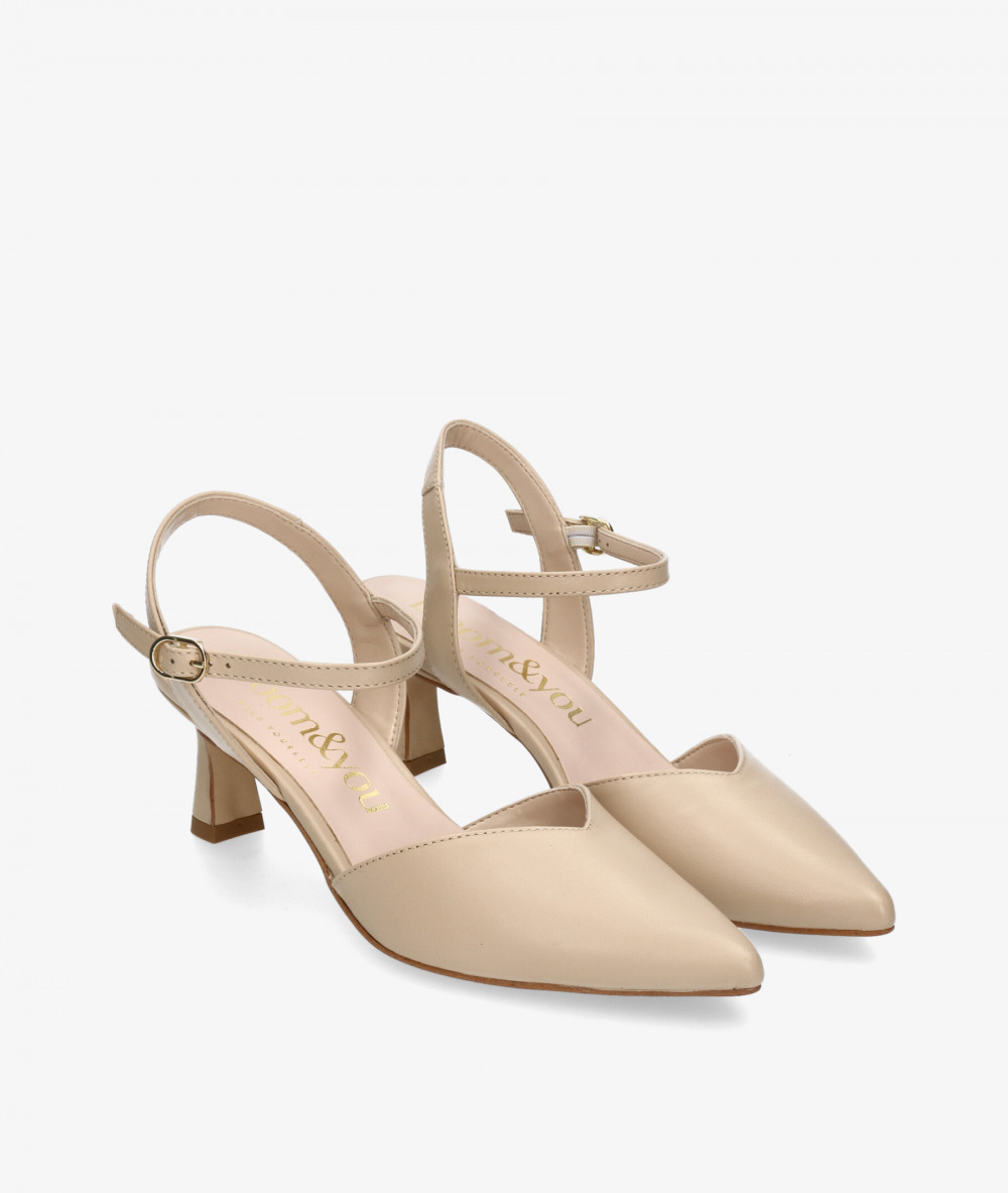bloom&you Dress medium heel shoes CASILDA in beige bloom&you Dress medium heel shoes CASILDA in beige