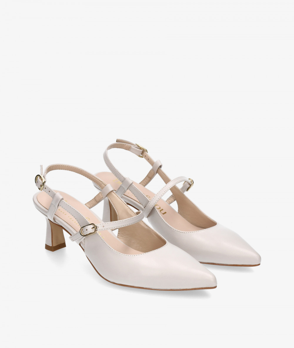 bloom&you Dress medium heel shoes FEDERICA in stone bloom&you Dress medium heel shoes FEDERICA in stone