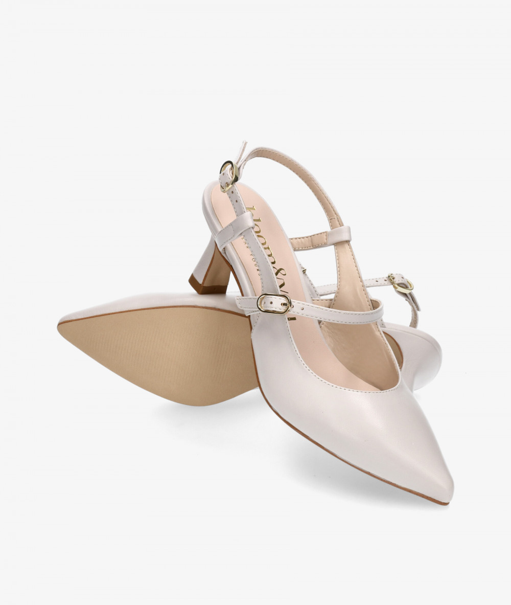 bloom&you Dress medium heel shoes FEDERICA in stone bloom&you Dress medium heel shoes FEDERICA in stone