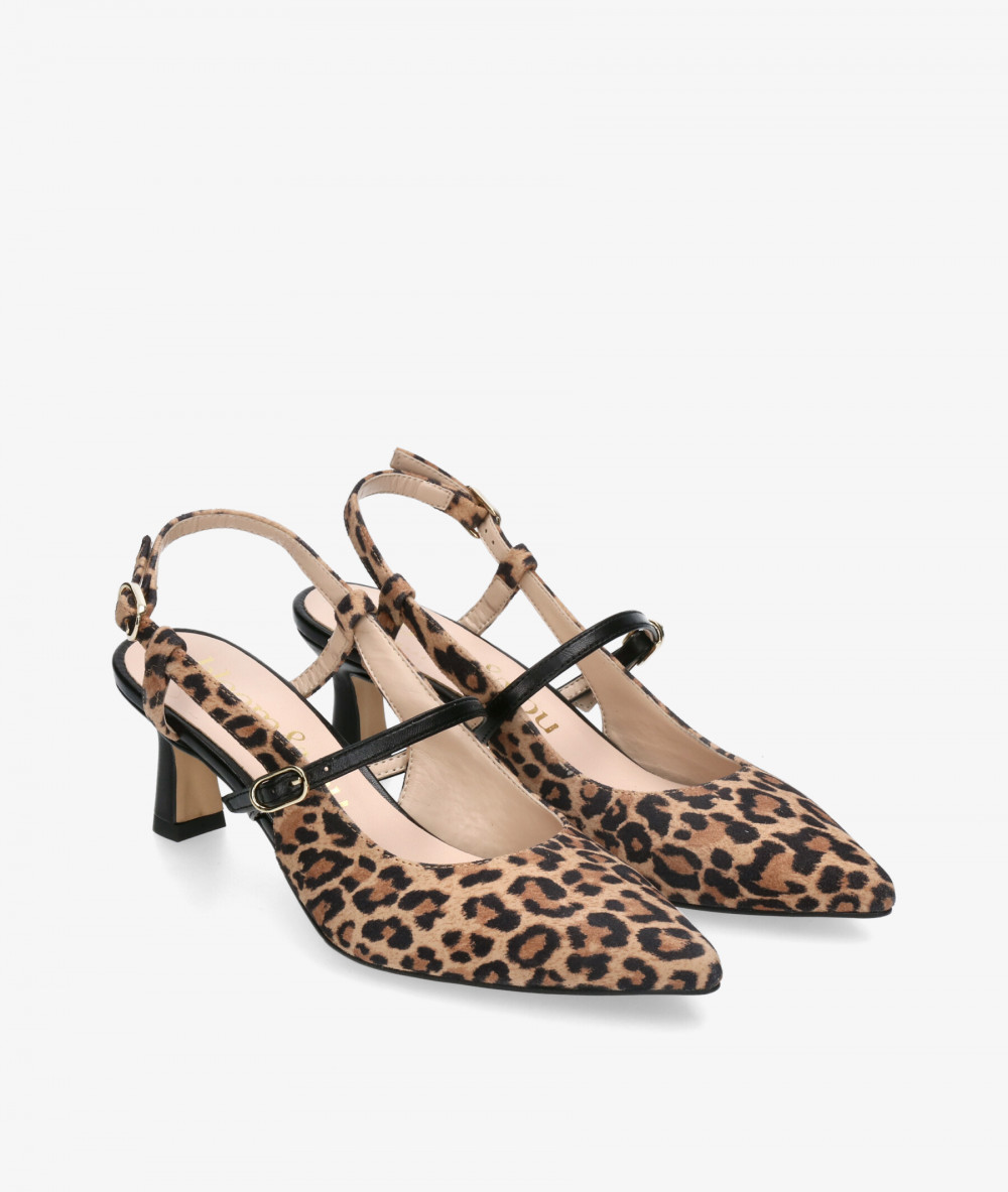 bloom&you Dress medium heel shoes FEDERICA in leopard print bloom&you Dress medium heel shoes FEDERICA in leopard print