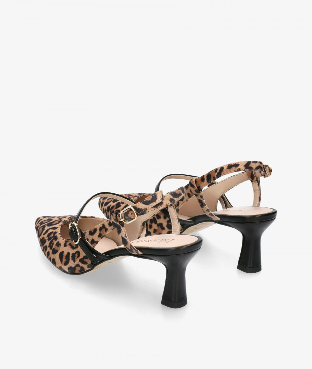 bloom&you Dress medium heel shoes FEDERICA in leopard print bloom&you Dress medium heel shoes FEDERICA in leopard print