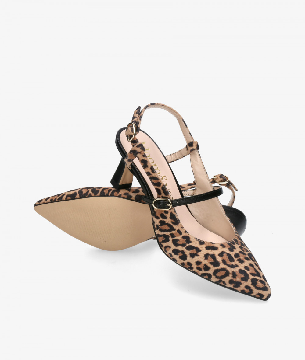 bloom&you Dress medium heel shoes FEDERICA in leopard print bloom&you Dress medium heel shoes FEDERICA in leopard print