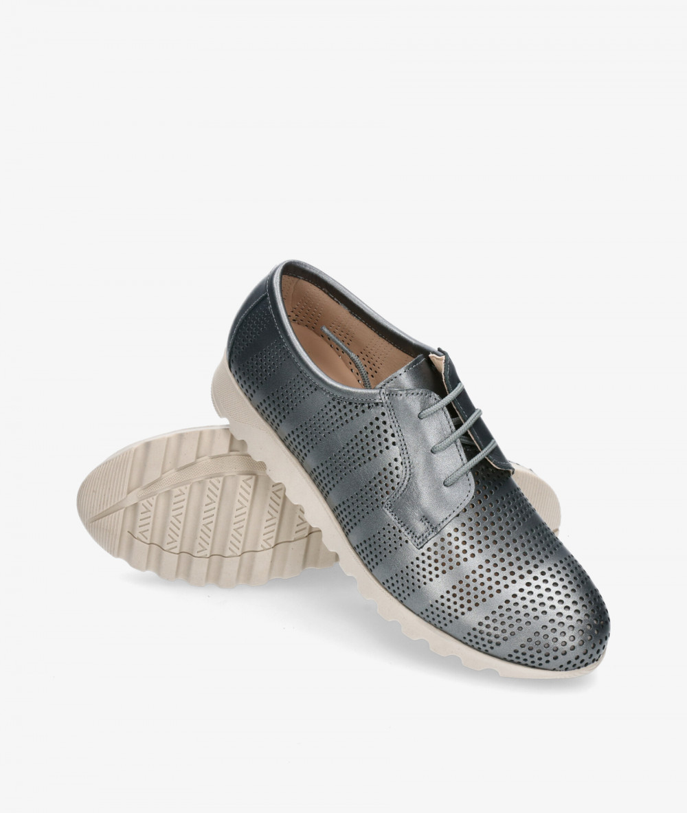 Zapatos inglés Kénnebec 8210 PICADO TAIPAN en taupe metalizado Zapatos inglés Kénnebec 8210 PICADO TAIPAN en taupe metalizado