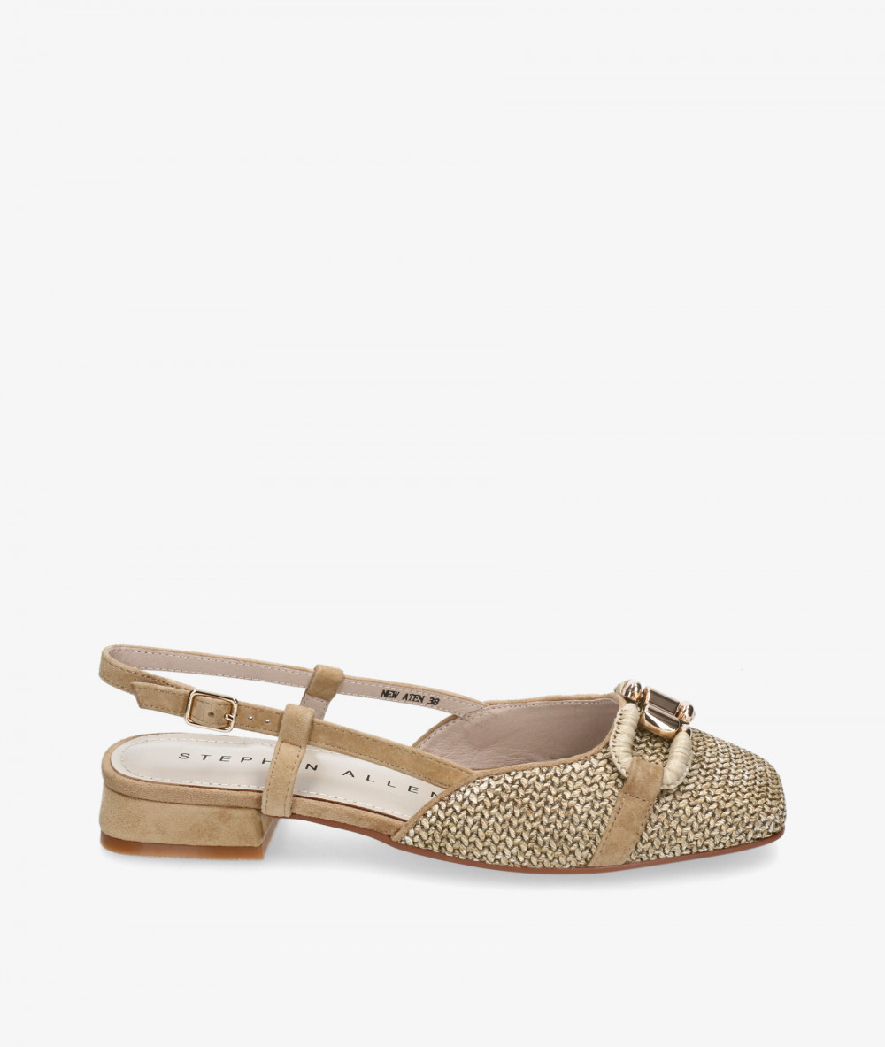 Stephen Allen Dress low heel shoes 11558-SW5 NEW ATEN in taupe Stephen Allen Dress low heel shoes 11558-SW5 NEW ATEN in taupe