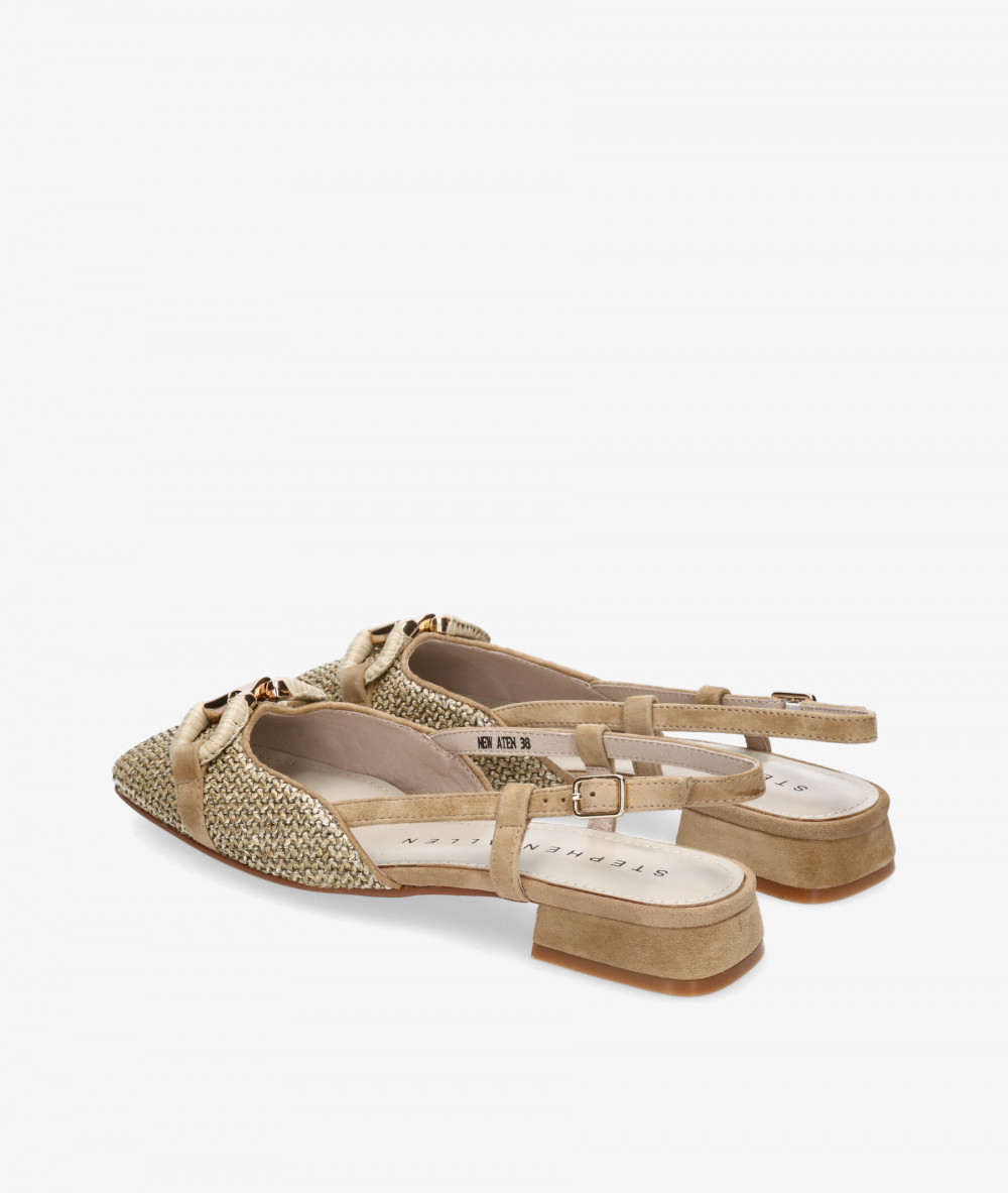 Stephen Allen Dress low heel shoes 11558-SW5 NEW ATEN in taupe Stephen Allen Dress low heel shoes 11558-SW5 NEW ATEN in taupe