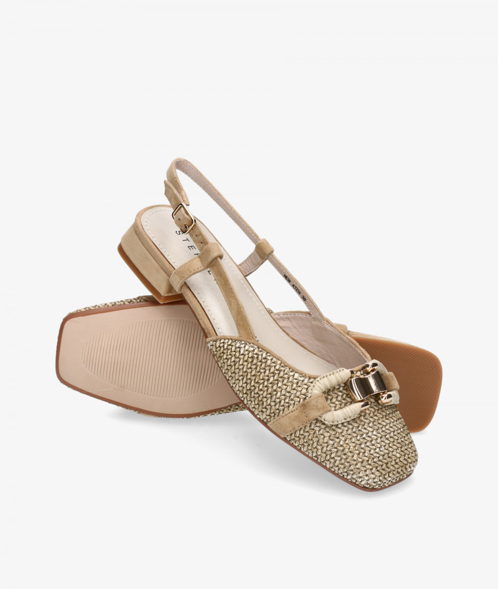 Stephen Allen Dress low heel shoes 11558-SW5 NEW ATEN in taupe Stephen Allen Dress low heel shoes 11558-SW5 NEW ATEN in taupe