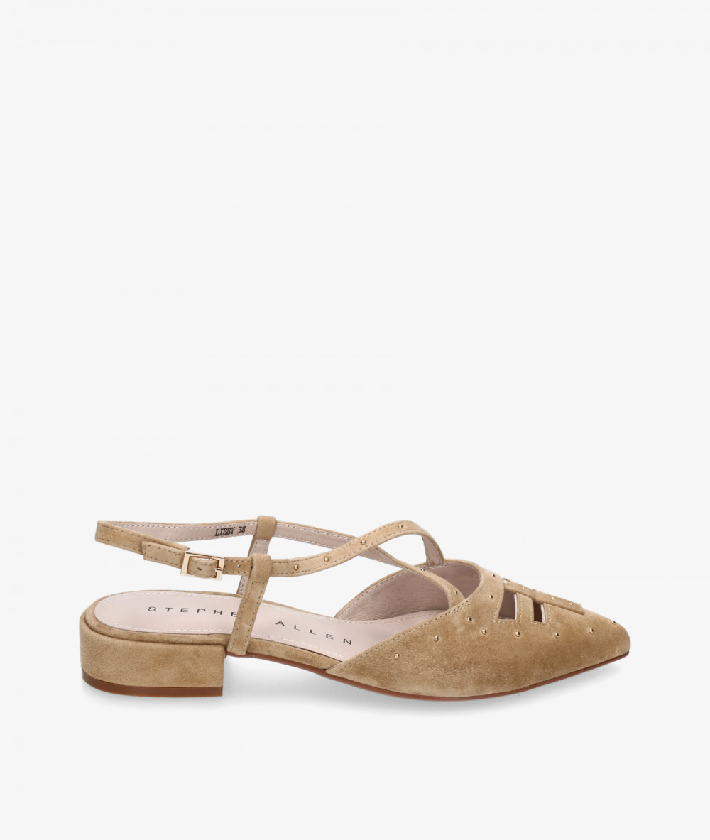 Stephen Allen Dress low heel shoes K19123-41  LIBBY in camel suede Stephen Allen Dress low heel shoes K19123-41  LIBBY in camel suede