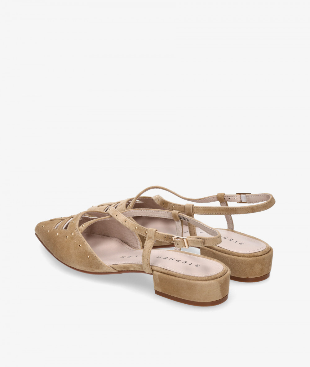 Stephen Allen Dress low heel shoes K19123-41  LIBBY in camel suede Stephen Allen Dress low heel shoes K19123-41  LIBBY in camel suede