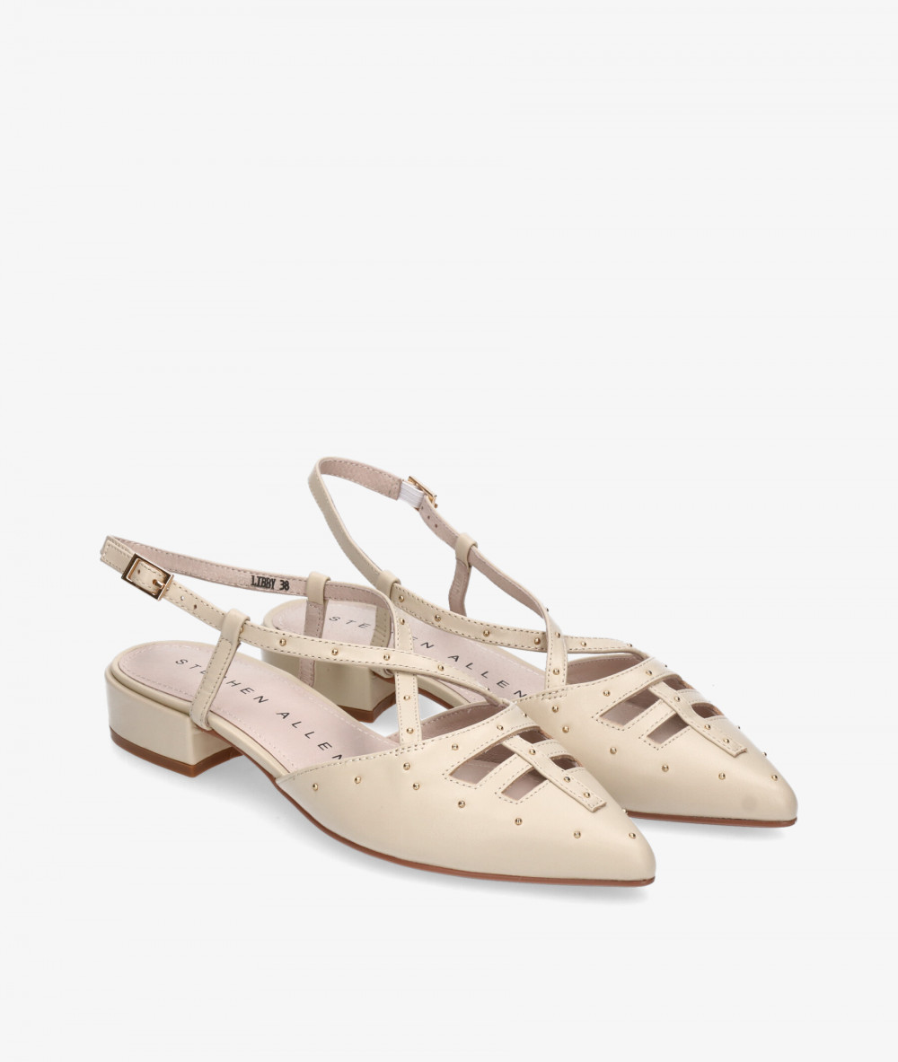 Stephen Allen Dress low heel shoes K19123-41  LIBBY in off-white Stephen Allen Dress low heel shoes K19123-41  LIBBY in off-white