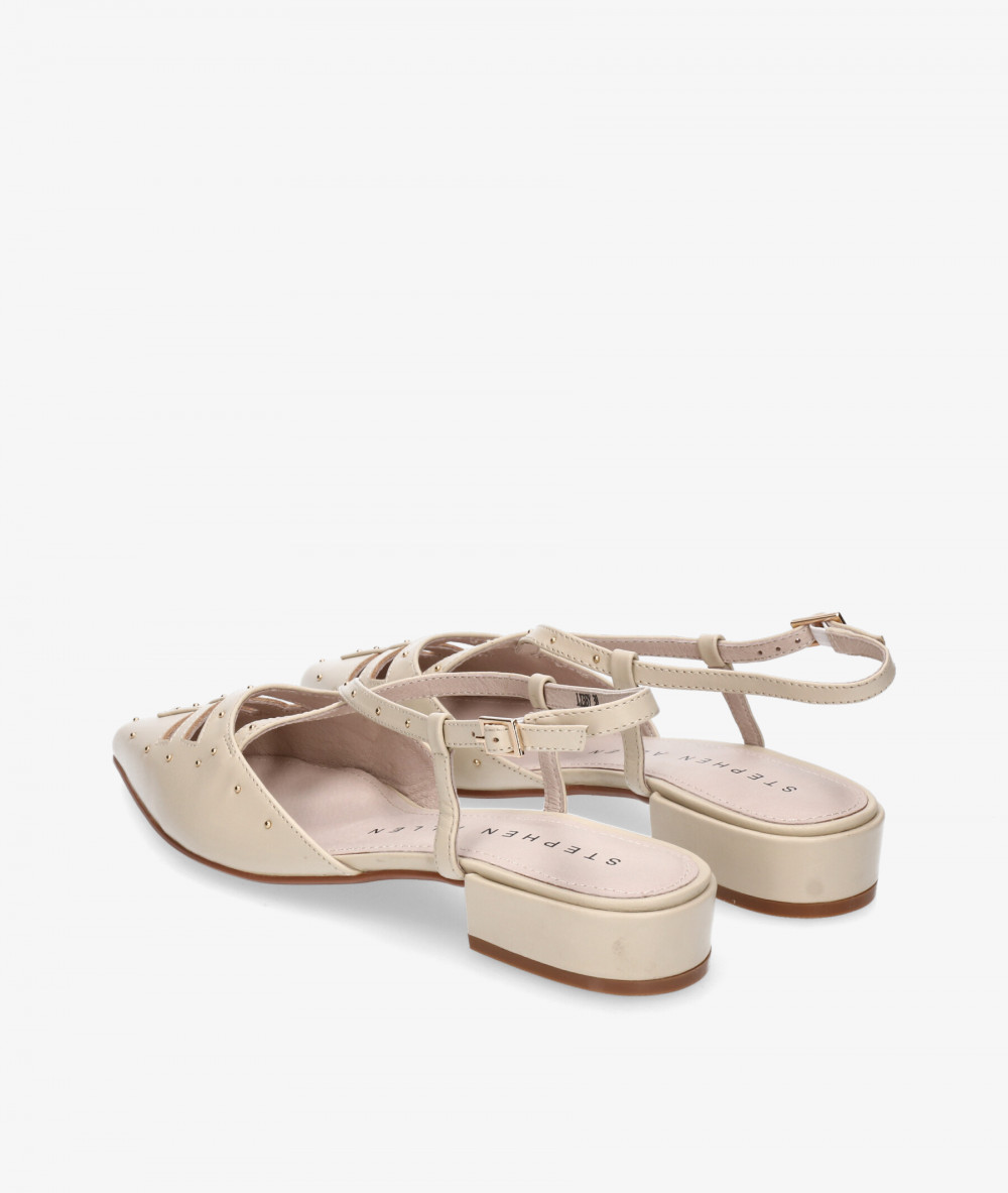 Stephen Allen Dress low heel shoes K19123-41  LIBBY in off-white Stephen Allen Dress low heel shoes K19123-41  LIBBY in off-white