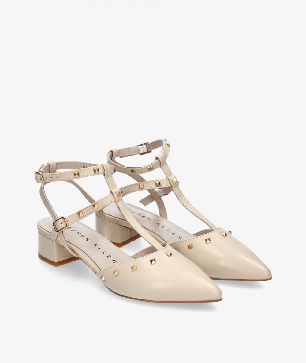 Stephen Allen Dress medium heel shoes K1943-C10  NEW HARMON in off-white Stephen Allen Dress medium heel shoes K1943-C10  NEW HARMON in off-white