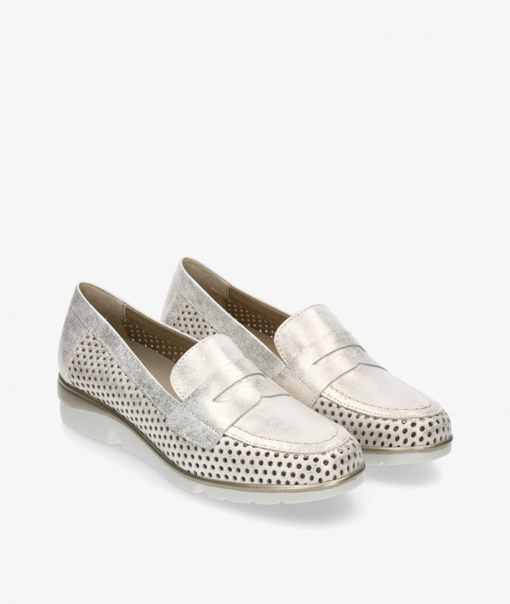 Zapatos confort Pitillos 10321 en platino Zapatos confort Pitillos 10321 en platino