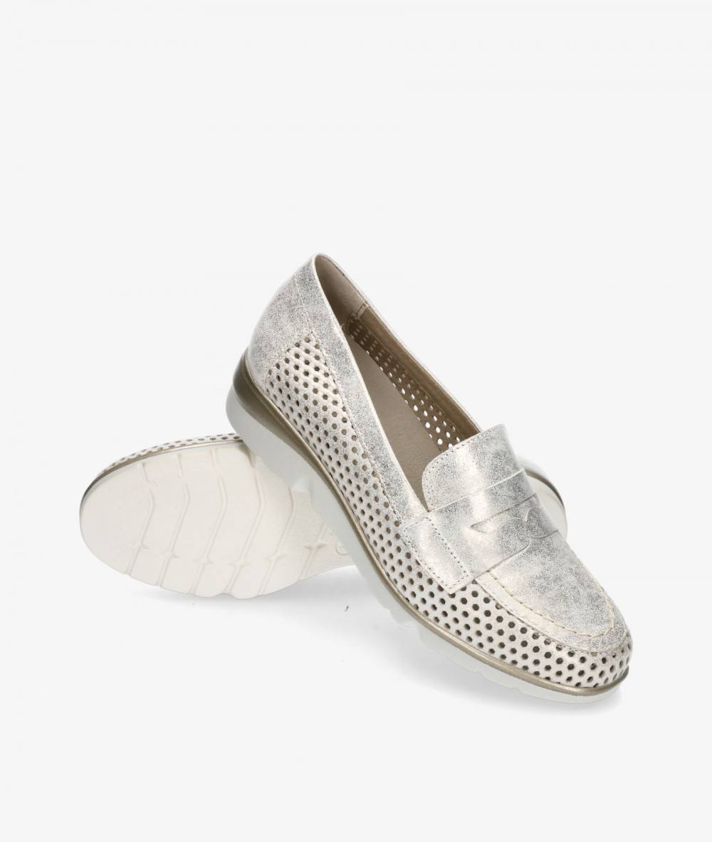 Zapatos confort Pitillos 10321 en platino Zapatos confort Pitillos 10321 en platino