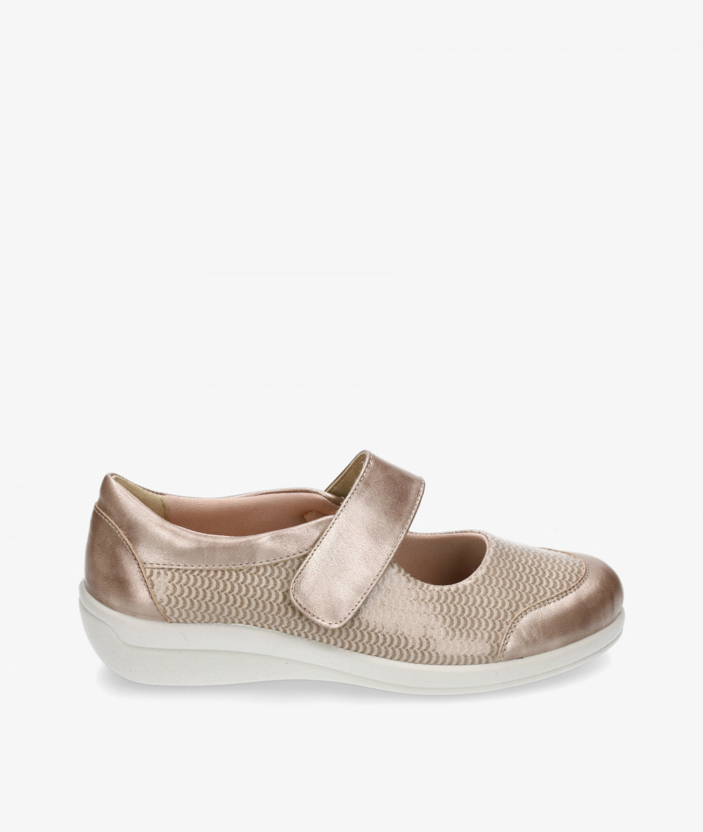 DOCTOR CUTILLAS Comfort shoes 43625 in taupe metallic DOCTOR CUTILLAS Comfort shoes 43625 in taupe metallic