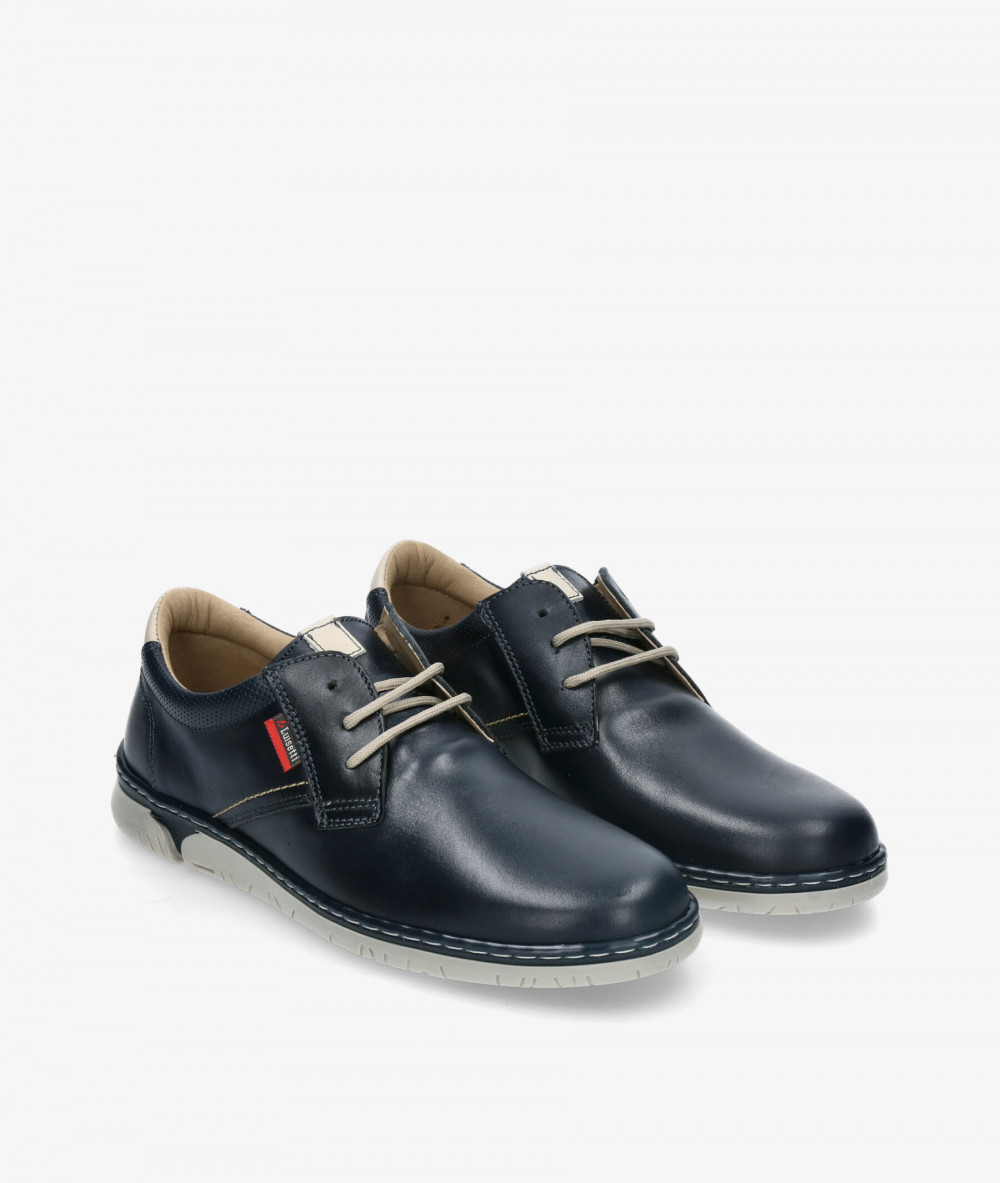 Zapatos casual LUISETTI 38301 NA en azul marino