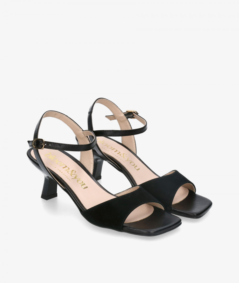 Sandalias bloom&you  MILA en ante negro Sandalias bloom&you  MILA en ante negro