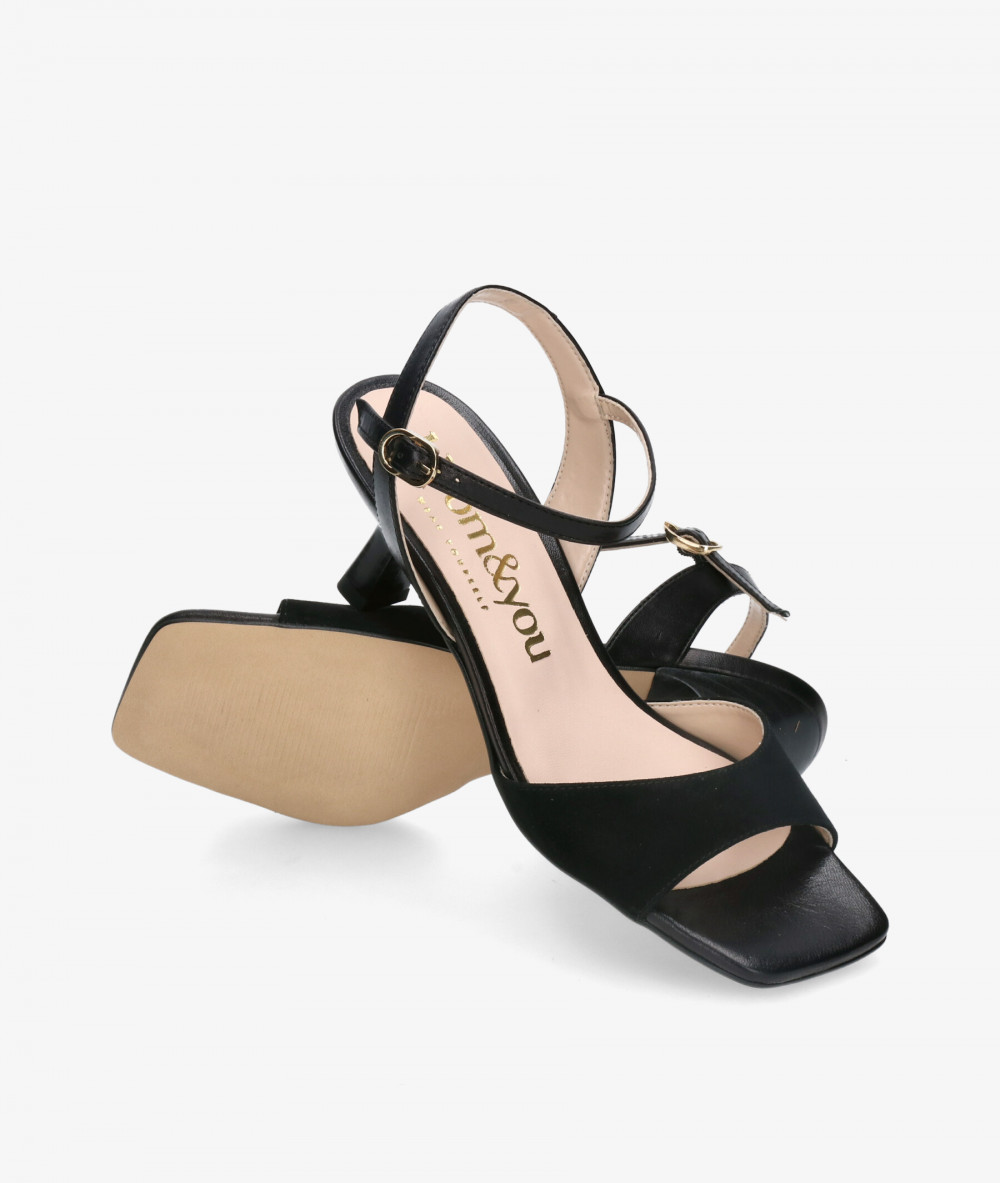Sandalias bloom&you  MILA en ante negro Sandalias bloom&you  MILA en ante negro