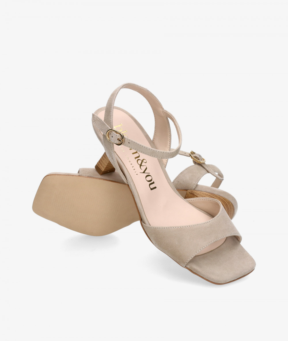 Sandalias bloom&you  MILA en ante piedra Sandalias bloom&you  MILA en ante piedra