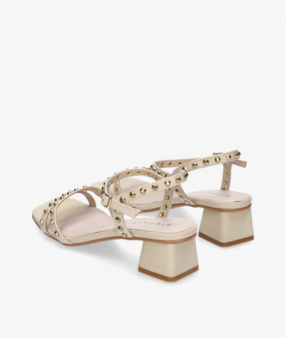 Stephen Allen Sandals  40-2141L2-3  MAHA in off-white