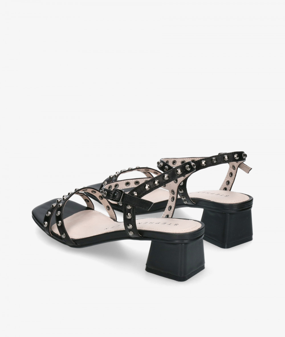 Stephen Allen Sandals  40-2141L2-3  MAHA in black