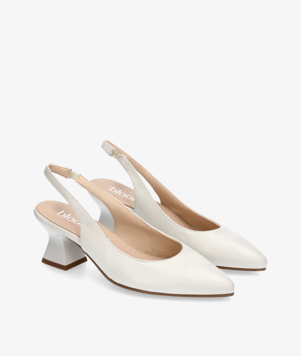 bloom&you Dress medium heel shoes LILY in off-white bloom&you Dress medium heel shoes LILY in off-white