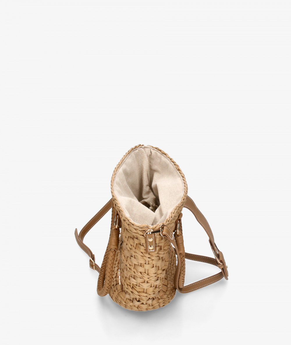 Bolso de rafia Carmela 186156 en beige