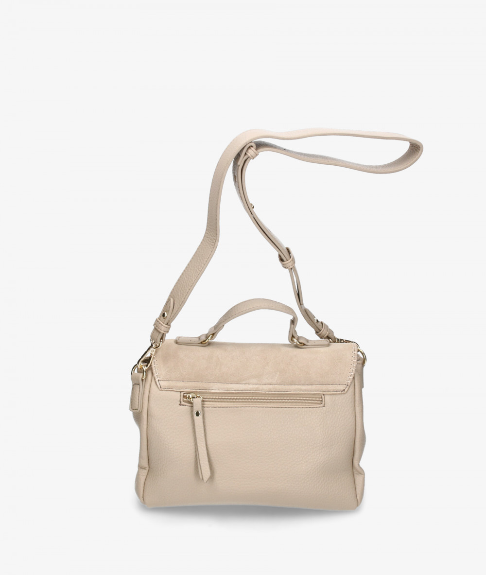 Bolso de piel Carmela 186143 en hueso