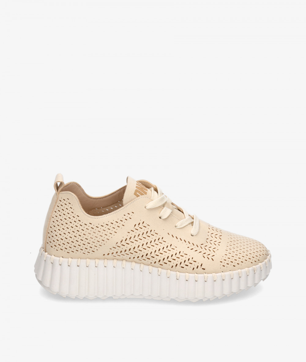 Deportivos D'angela  28235 en beige Deportivos D'angela  28235 en beige
