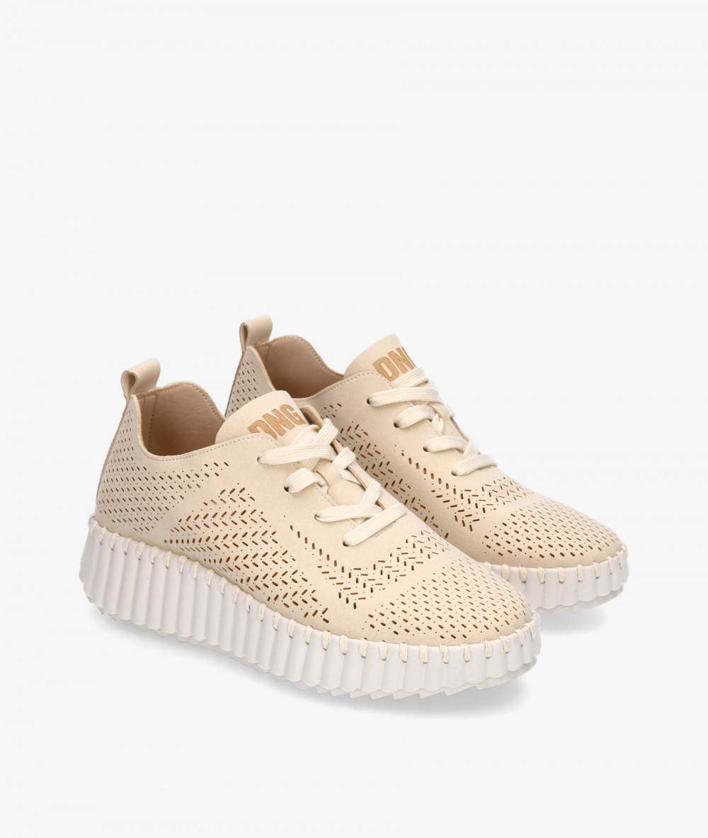 Deportivos D'angela  28235 en beige Deportivos D'angela  28235 en beige