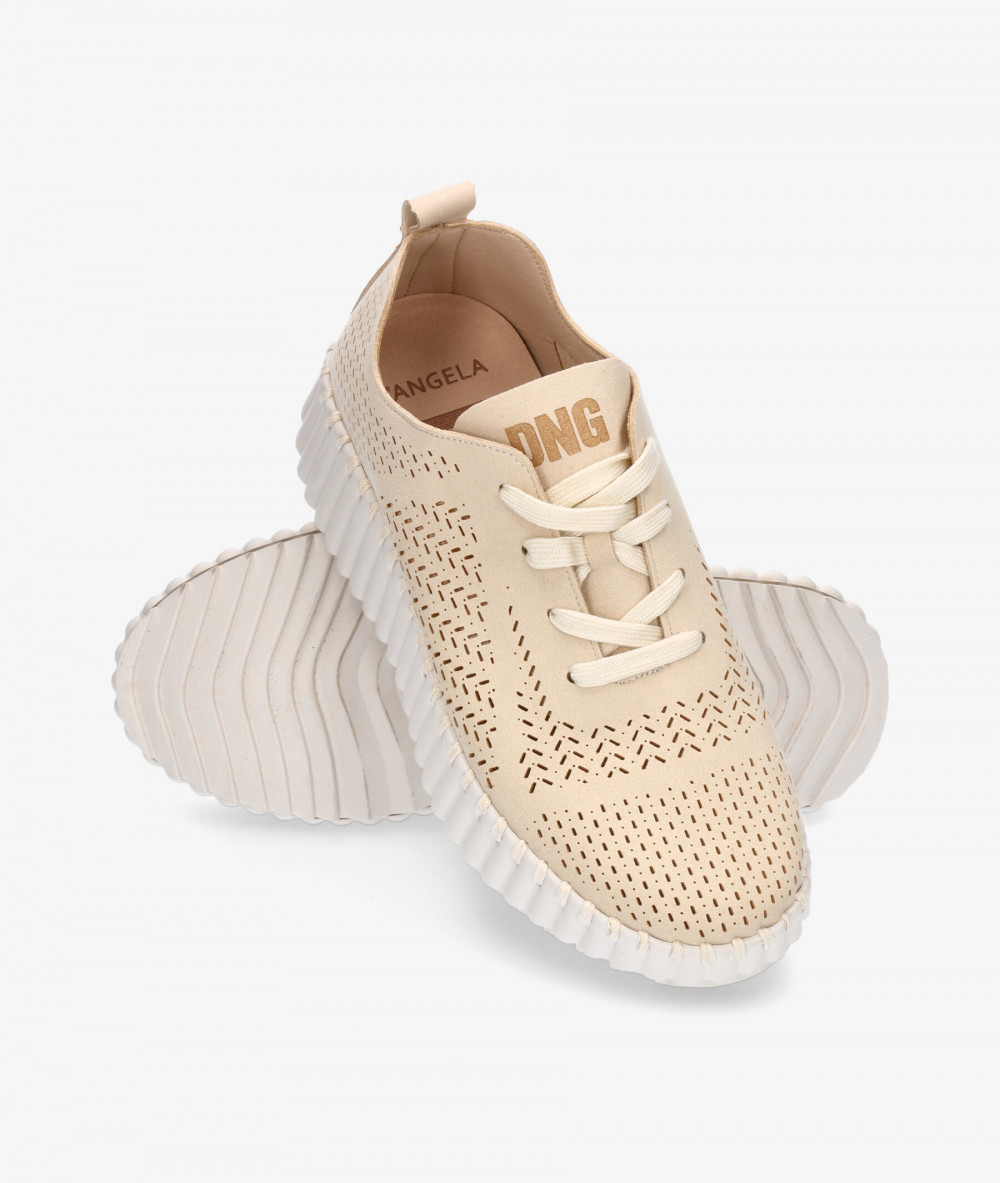 Deportivos D'angela  28235 en beige Deportivos D'angela  28235 en beige